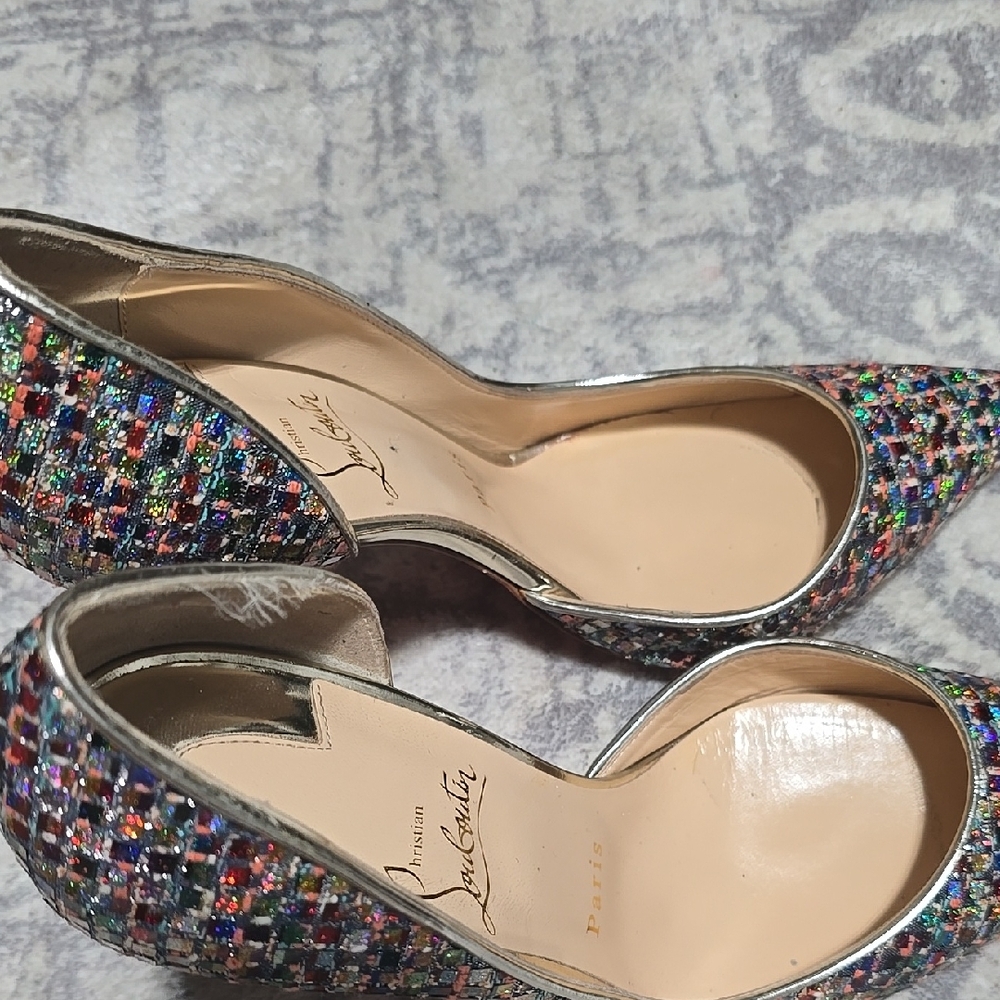 Christian Louboutin Colorful Heels with Pointed Toe and High Stiletto